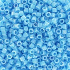 Miyuki delica Beads 11/0 - Opaque turquoise blue ab DB-164